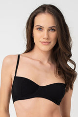 Plain cotton bra with underwire Frances