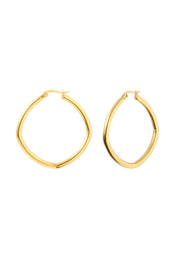 Gold earrings Caro