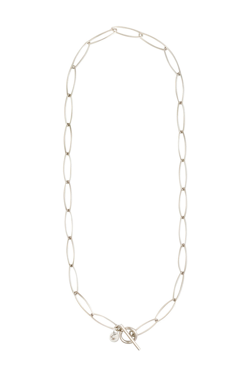 Silver clip necklace Aurora