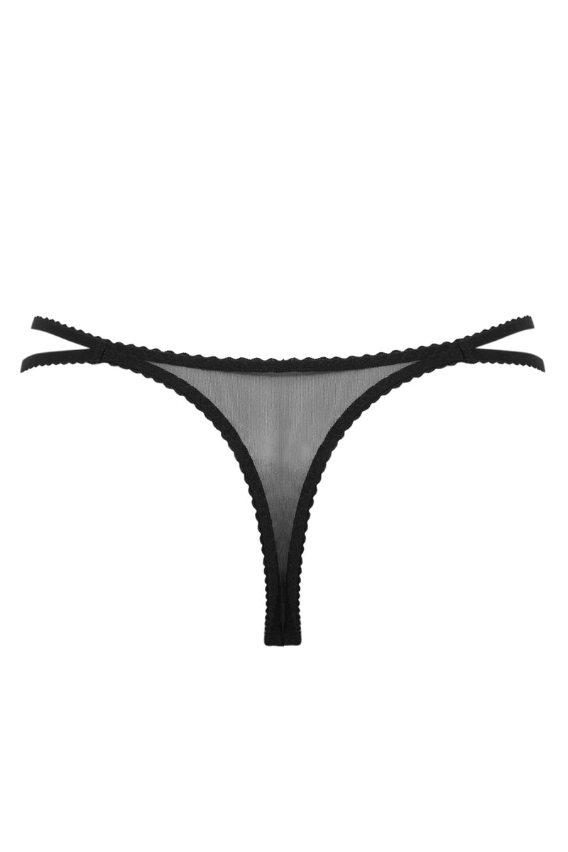 35 Tyl Panties Black - Panties Png,Thong Png - free transparent png images  